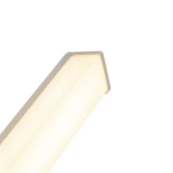 QAZQA Moderne badkamer wandlamp staal 62 cm IP44 - Cascada