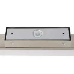 QAZQA Moderne badkamer wandlamp staal 62 cm IP44 - Cascada