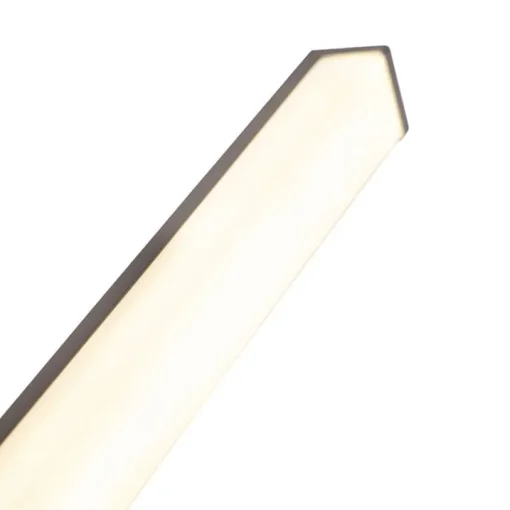QAZQA Moderne badkamer wandlamp zwart 92 cm IP44 - Cascada
