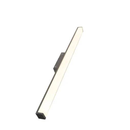 QAZQA Moderne badkamer wandlamp zwart 92 cm IP44 - Cascada
