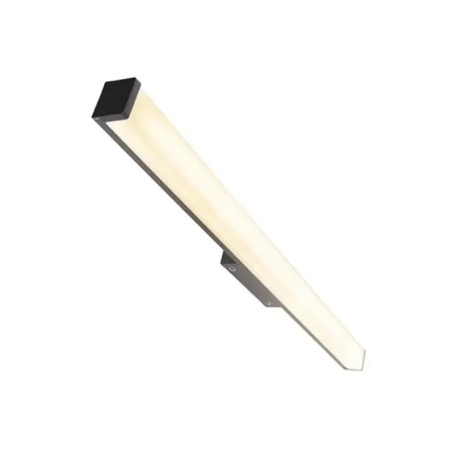 QAZQA Moderne badkamer wandlamp zwart 92 cm IP44 - Cascada