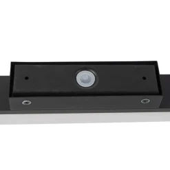 QAZQA Moderne badkamer wandlamp zwart 92 cm IP44 - Cascada