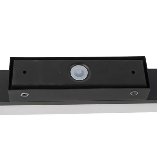 QAZQA Moderne badkamer wandlamp zwart 92 cm IP44 - Cascada
