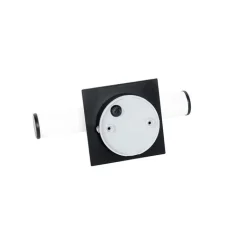 QAZQA Moderne badkamer wandlamp zwart IP44 2-lichts - Bath