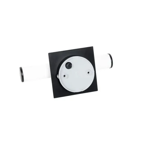 QAZQA Moderne badkamer wandlamp zwart IP44 2-lichts - Bath