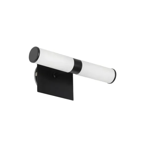 QAZQA Moderne badkamer wandlamp zwart IP44 2-lichts - Bath