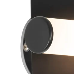 QAZQA Moderne badkamer wandlamp zwart IP44 2-lichts - Bath