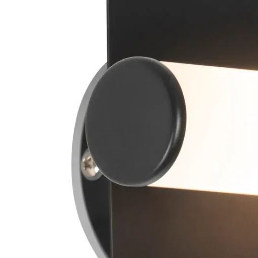 QAZQA Moderne badkamer wandlamp zwart IP44 2-lichts - Bath