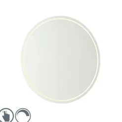 QAZQA Moderne badkamerspiegel 60 cm incl. LED en touch dimmer - Sebas