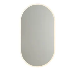 QAZQA Moderne badkamerspiegel incl. LED en touch dimmer - Bouwina