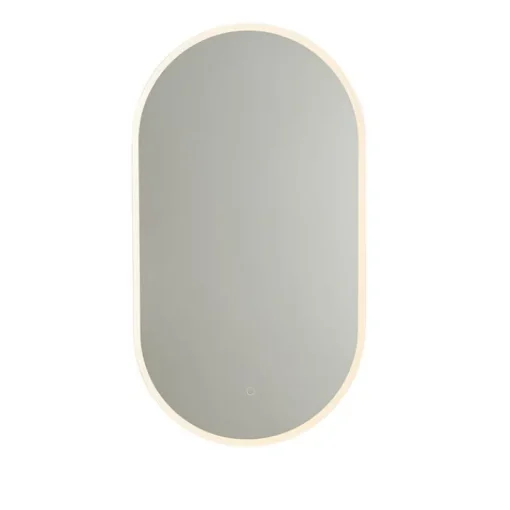 QAZQA Moderne badkamerspiegel incl. LED en touch dimmer - Bouwina