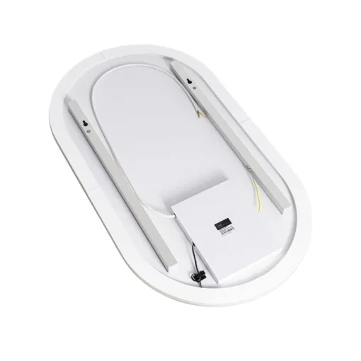 QAZQA Moderne badkamerspiegel incl. LED en touch dimmer - Bouwina