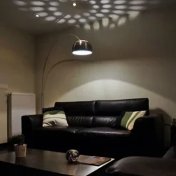 QAZQA Moderne booglamp staal verstelbaar - Grande
