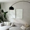 QAZQA Moderne booglamp zwart - XXL