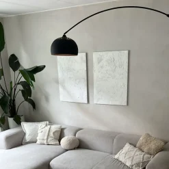 QAZQA Moderne booglamp zwart - XXL