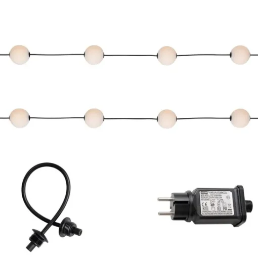QAZQA Moderne buiten lichtsnoer 16M incl. LED 28-lichts - Malai