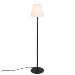 QAZQA Moderne buiten vloerlamp zwart - Virginia