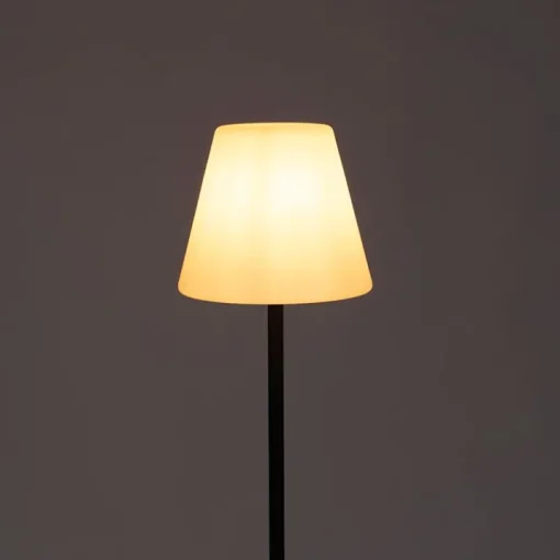 QAZQA Moderne buiten vloerlamp zwart - Virginia