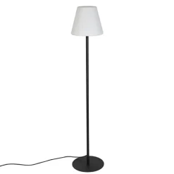 QAZQA Moderne buiten vloerlamp zwart - Virginia