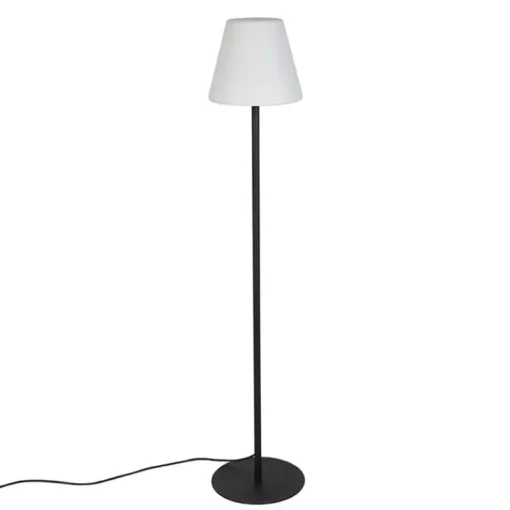 QAZQA Moderne buiten vloerlamp zwart - Virginia