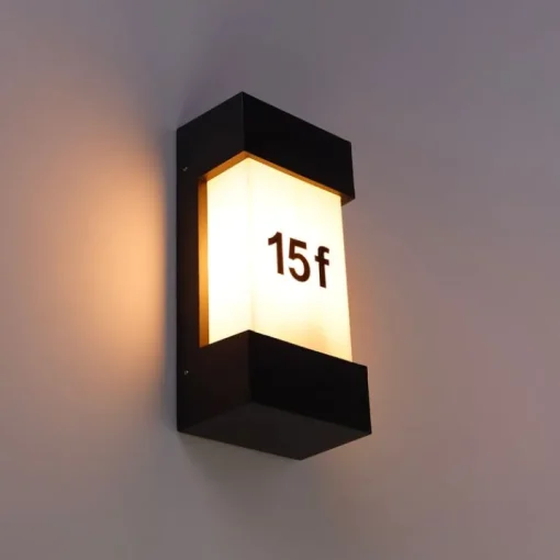 QAZQA Moderne buiten wandlamp donkergrijs IP44 - Tide