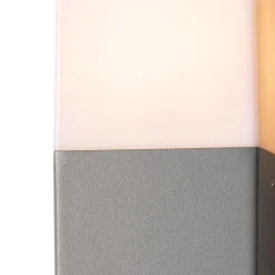 QAZQA Moderne buiten wandlamp grijs IP44 - Denmark