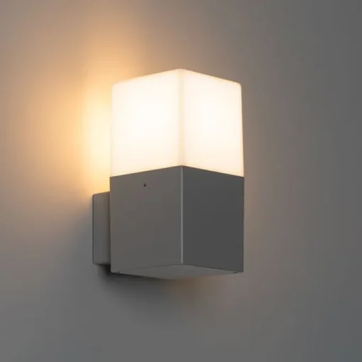 QAZQA Moderne buiten wandlamp grijs IP44 - Denmark