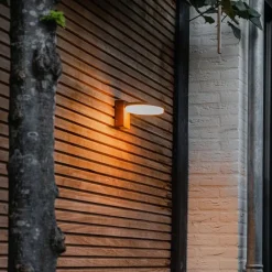 QAZQA Moderne buiten wandlamp roestbruin incl. LED IP54 - Esmee