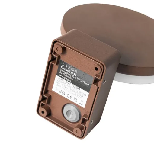 QAZQA Moderne buiten wandlamp roestbruin incl. LED IP54 - Esmee
