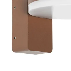QAZQA Moderne buiten wandlamp roestbruin incl. LED IP54 - Esmee