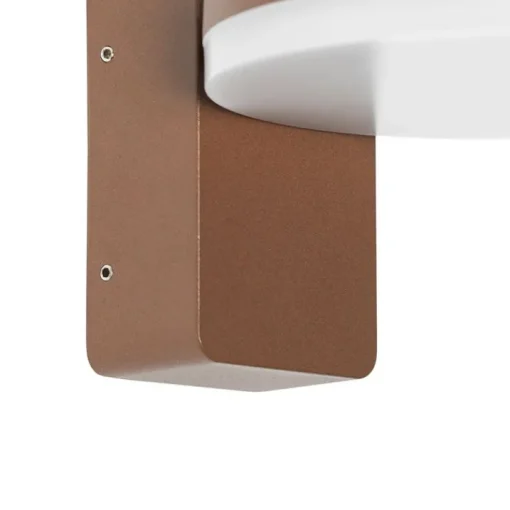 QAZQA Moderne buiten wandlamp roestbruin incl. LED IP54 - Esmee