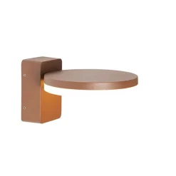 QAZQA Moderne buiten wandlamp roestbruin incl. LED IP54 - Esmee