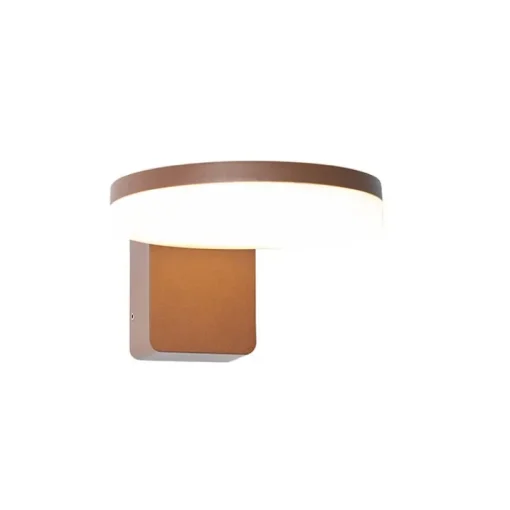QAZQA Moderne buiten wandlamp roestbruin incl. LED IP54 - Esmee
