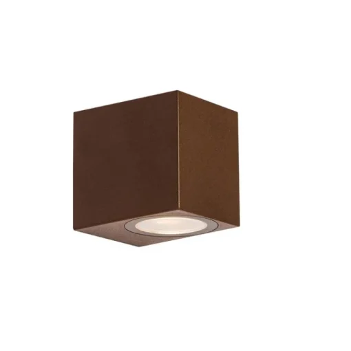 QAZQA Moderne buiten wandlamp roestbruin kunststof - Baleno