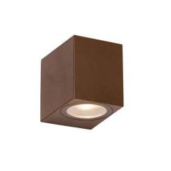 QAZQA Moderne buiten wandlamp roestbruin kunststof - Baleno