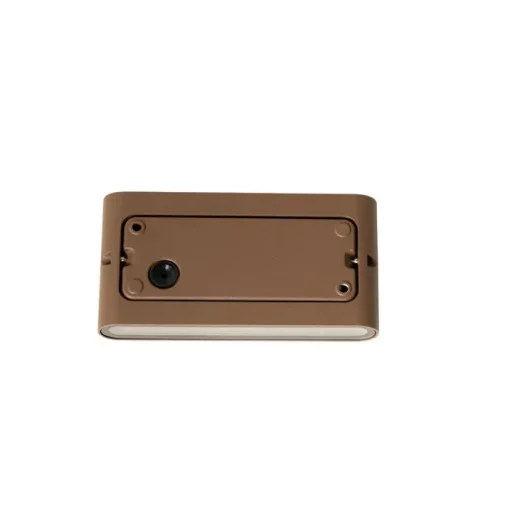 QAZQA Moderne buiten wandlamp roestbruin 17,5 cm incl. LED IP65 - Batt