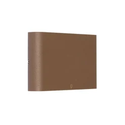 QAZQA Moderne buiten wandlamp roestbruin 17,5 cm incl. LED IP65 - Batt