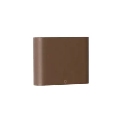 QAZQA Moderne buiten wandlamp roestbruin 11,5 cm incl. LED IP65 - Batt