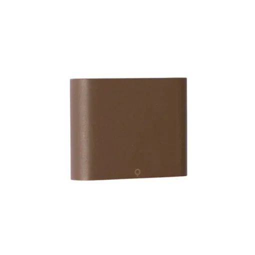 QAZQA Moderne buiten wandlamp roestbruin 11,5 cm incl. LED IP65 - Batt