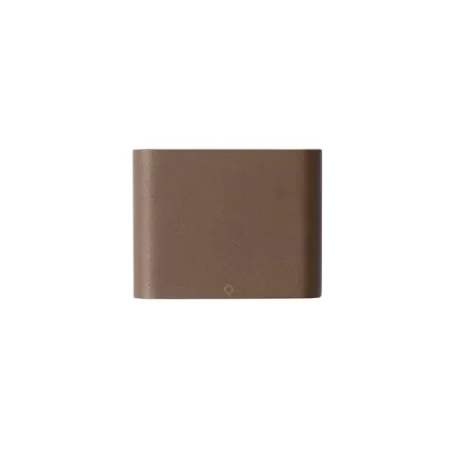 QAZQA Moderne buiten wandlamp roestbruin 11,5 cm incl. LED IP65 - Batt