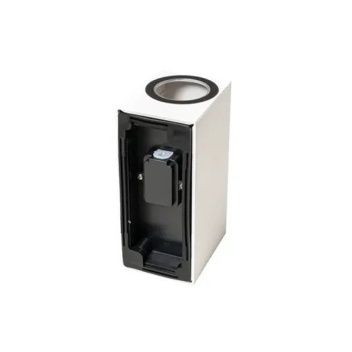 QAZQA Moderne buiten wandlamp wit kunststof 2-lichts - Baleno