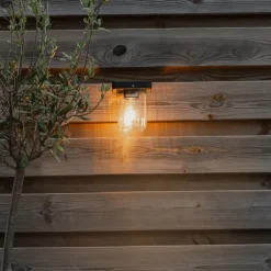 QAZQA Moderne buiten wandlamp zwart IP54 - Chimay