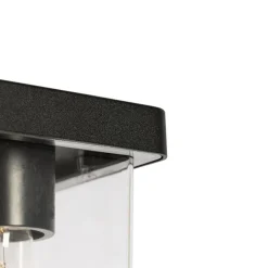 QAZQA Moderne buiten wandlamp zwart IP54 - Chimay
