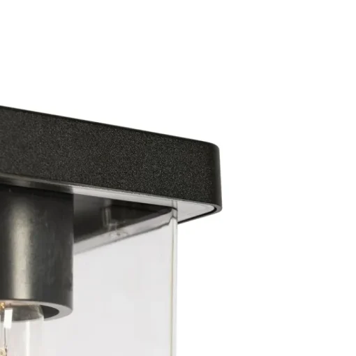 QAZQA Moderne buiten wandlamp zwart IP54 - Chimay
