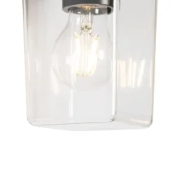QAZQA Moderne buiten wandlamp zwart IP54 - Chimay