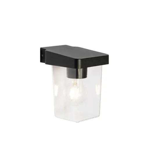 QAZQA Moderne buiten wandlamp zwart IP54 - Chimay