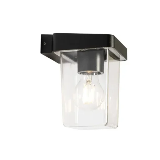 QAZQA Moderne buiten wandlamp zwart IP54 - Chimay