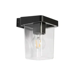 QAZQA Moderne buiten wandlamp zwart IP54 - Chimay