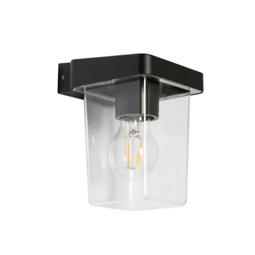 QAZQA Moderne buiten wandlamp zwart IP54 - Chimay
