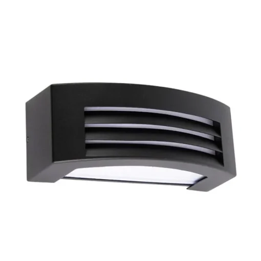 QAZQA Moderne buiten wandlamp zwart IP44 - Hurricane 1